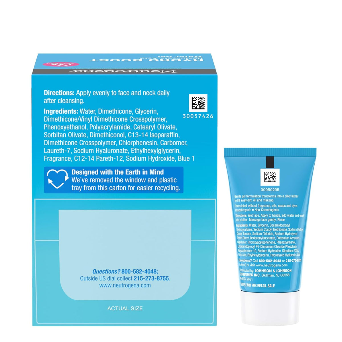 Neutrogena Hydro Boost Water Gel – Hyaluronic Acid Skincare Gift Set for Mom's Birthday or Valentine's Day Surprise