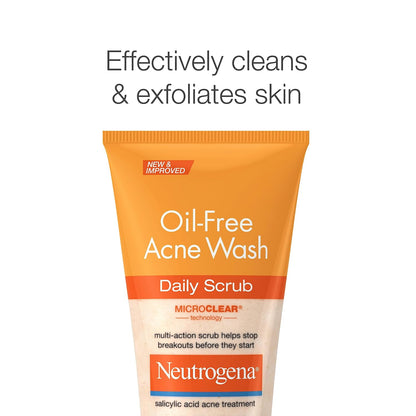 Neutrogena Oil-Free Acne Face Wash with 2% Salicylic Acid – Clean Vanity Staple for a Streamlined Skincare Shelf