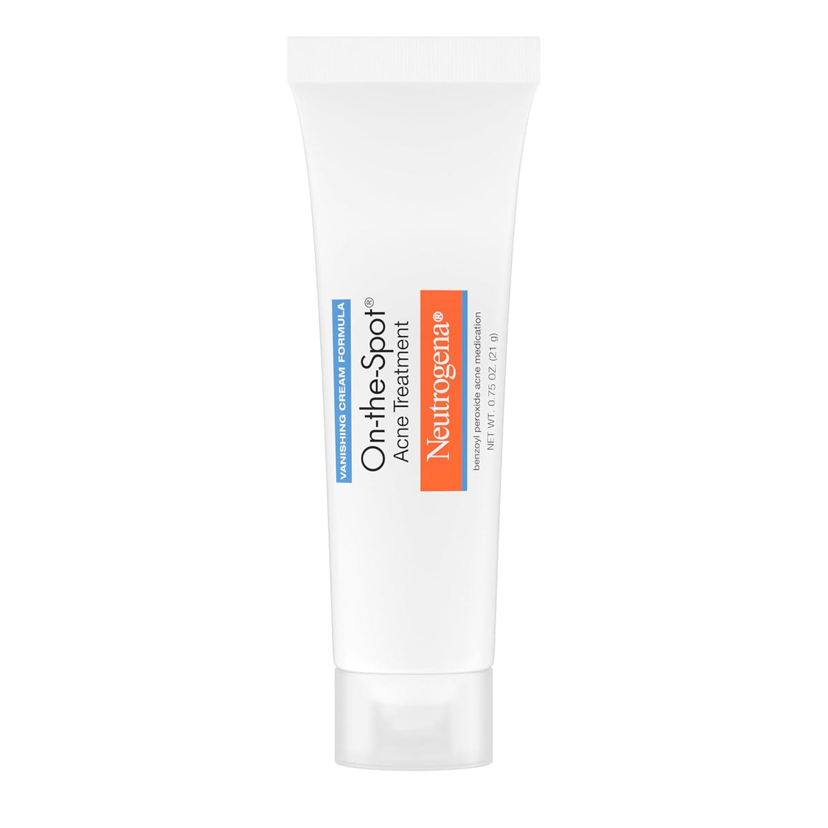 Neutrogena On-The-Spot Acne Treatment Cream 2.5% Benzoyl Peroxide for a Calming Nightly Skincare Ritual