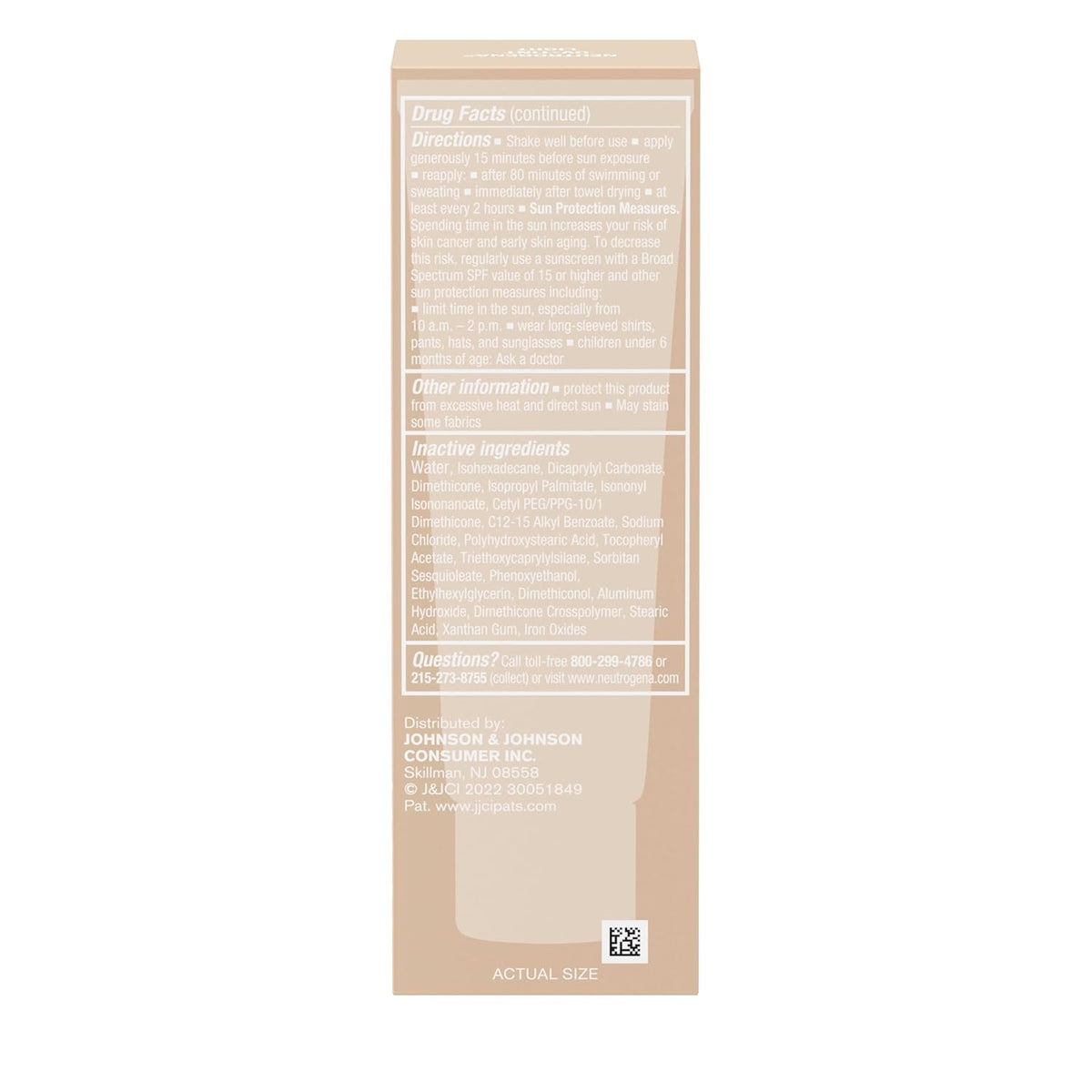 Neutrogena Purescreen+ Mineral UV Tint Face Liquid Tinted Sunscreen – One-Step Tinted Base, Streamlined Vanity SPF 30