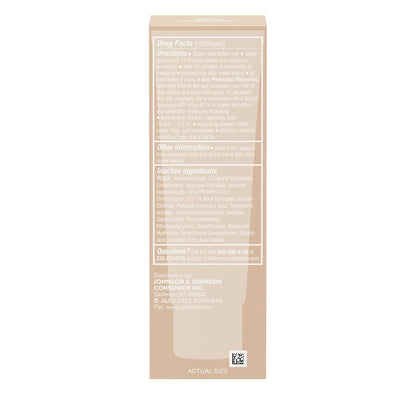 Neutrogena Purescreen+ Mineral UV Tint Face Liquid Tinted Sunscreen – One-Step Tinted Base, Streamlined Vanity SPF 30
