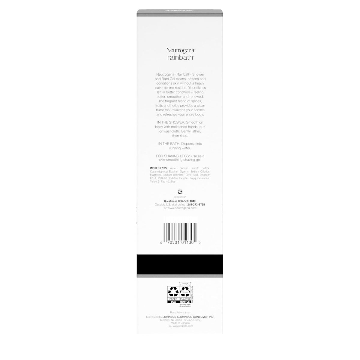 Neutrogena Rainbath Shower Gel 32 fl oz, Relaxing Spa-Scent Gift for Mom