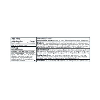 Neutrogena Rapid Clear Acne Pads – Travel-Size Pore Treatment for Camping Weekends and Road Trips, 60 Count