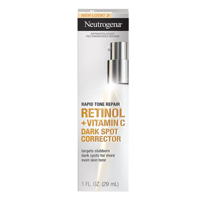 Neutrogena Rapid Tone Repair Retinol + Vitamin C Serum – Daily Brightening Ritual for an Even, Radiant Complexion