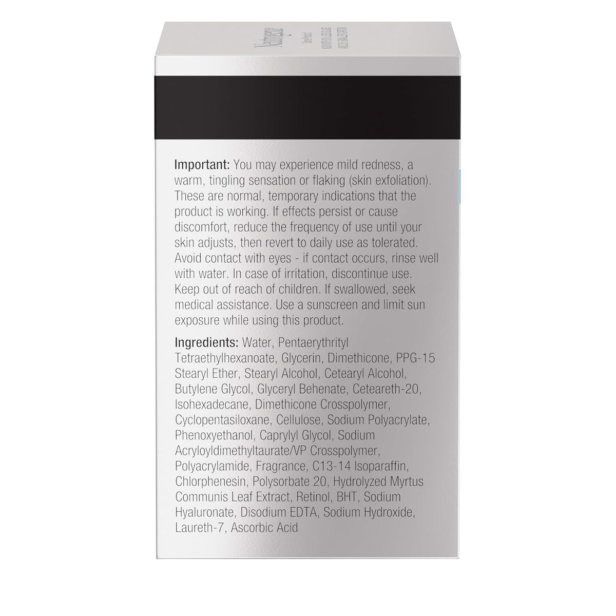 Neutrogena Rapid Wrinkle Repair Retinol Cream – Fragrance-Free Anti-Aging Moisturizer for Sensitive Skin Types