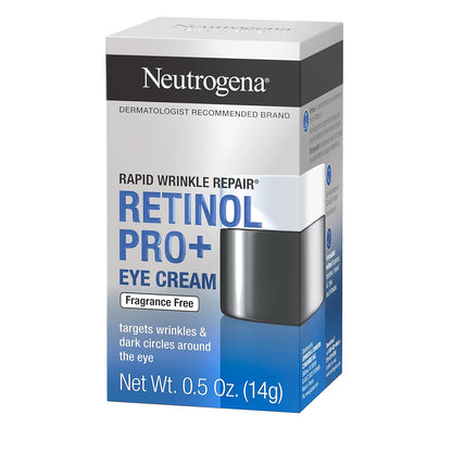 Neutrogena Rapid Wrinkle Repair Retinol Pro+ Eye Cream – Ophthalmologist-Tested Daily Treatment for Delicate Eyes