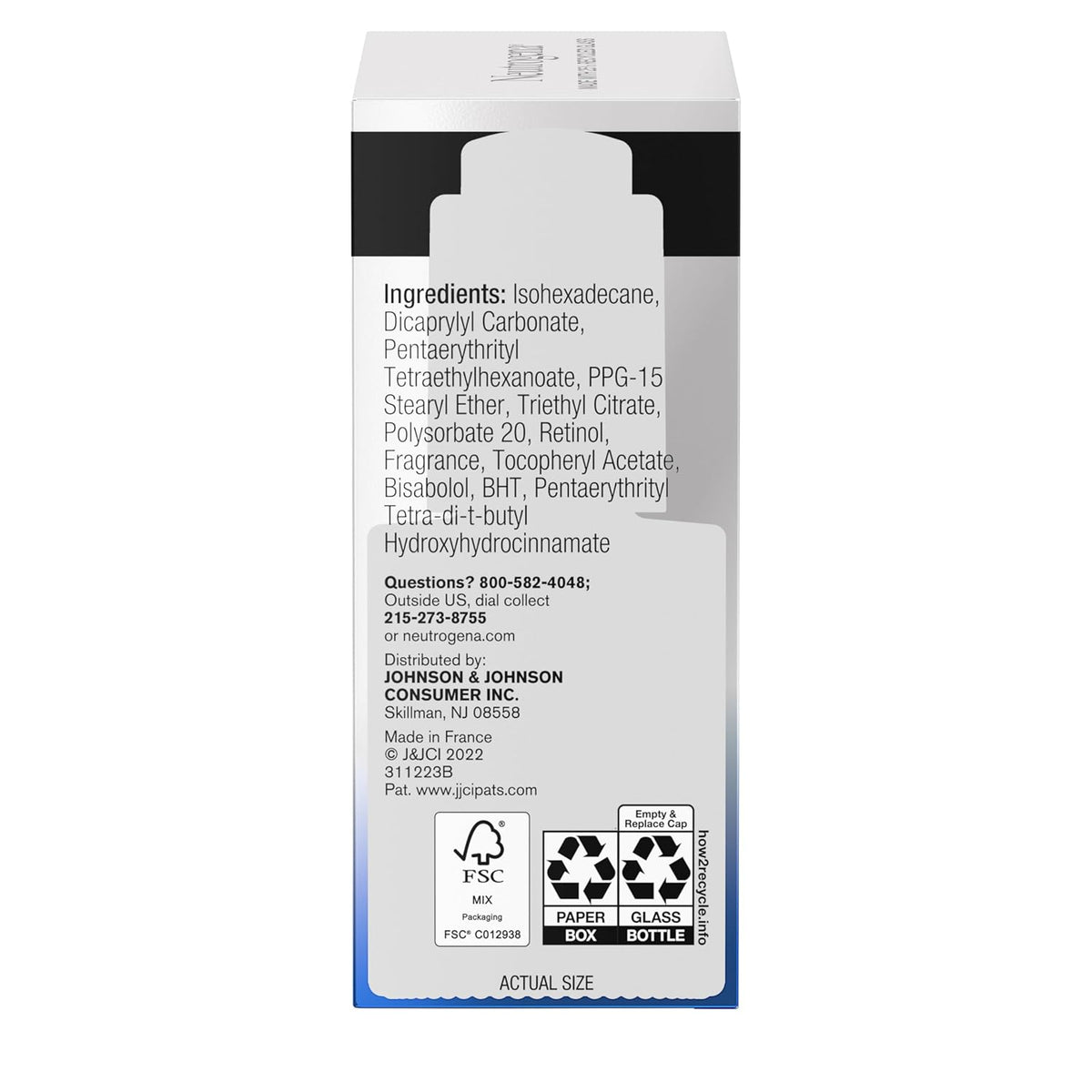 Neutrogena Rapid Wrinkle Repair Retinol Pro+ Power Serum – Quick Evening Skincare Step for Busy Professionals