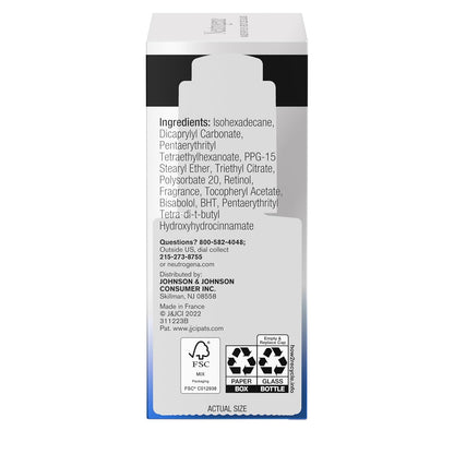 Neutrogena Rapid Wrinkle Repair Retinol Pro+ Power Serum – Quick Evening Skincare Step for Busy Professionals