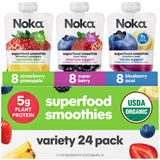 Noka Organic Superfood Pouches – Sugar-Free Recovery Snack for Elimination Diets, 12 Pack