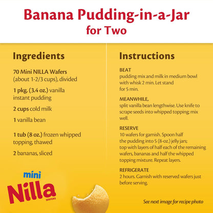 NILLA Wafers Mini Cookies – Nostalgic Vanilla Wafer Gift Pack for Mom and Grandma