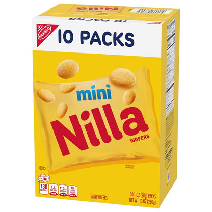 NILLA Wafers Mini Cookies – Nostalgic Vanilla Wafer Gift Pack for Mom and Grandma