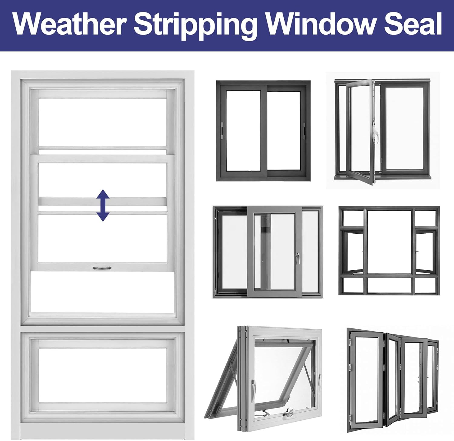 Nisorlin Weather Stripping Door Seal Strip – Cozy Living Room Decor Upgrade, Draft-Blocking Foam Weatherstrip
