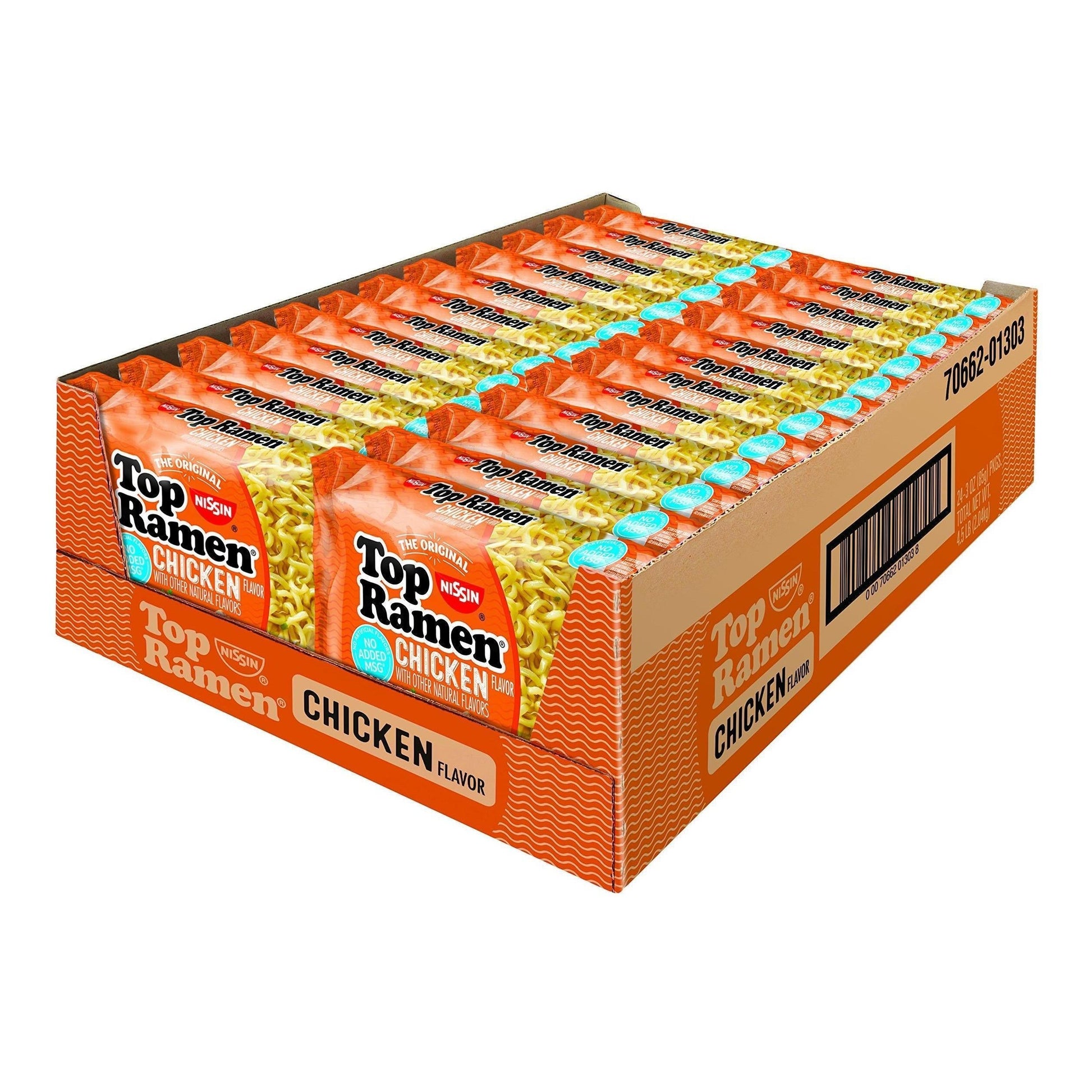 Nissin Top Ramen Bowl – Single-Serve Bowl for Clutter-Free Lunch Prep, Just Add Water, Beef 6-Pack