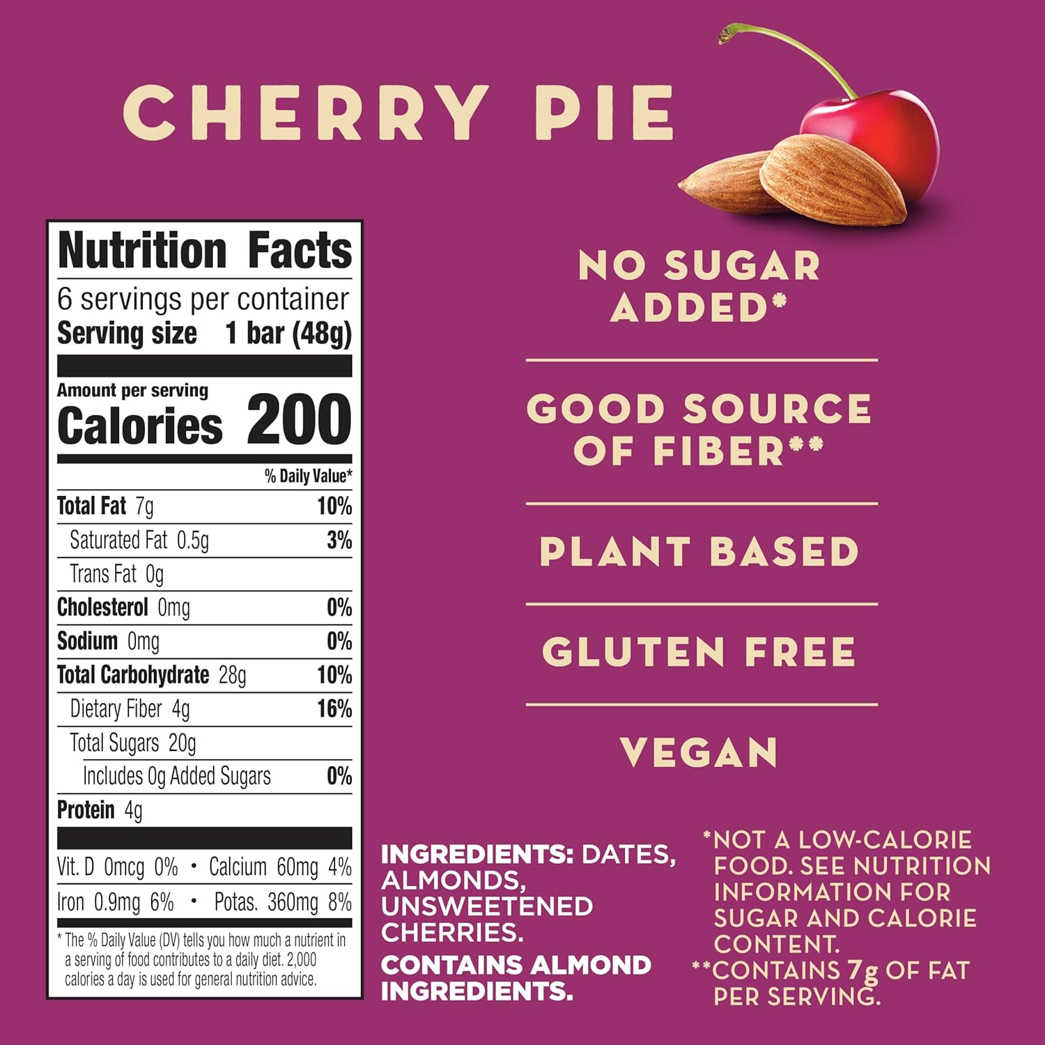 no added sugar (contains naturally occurring fruit sugars)