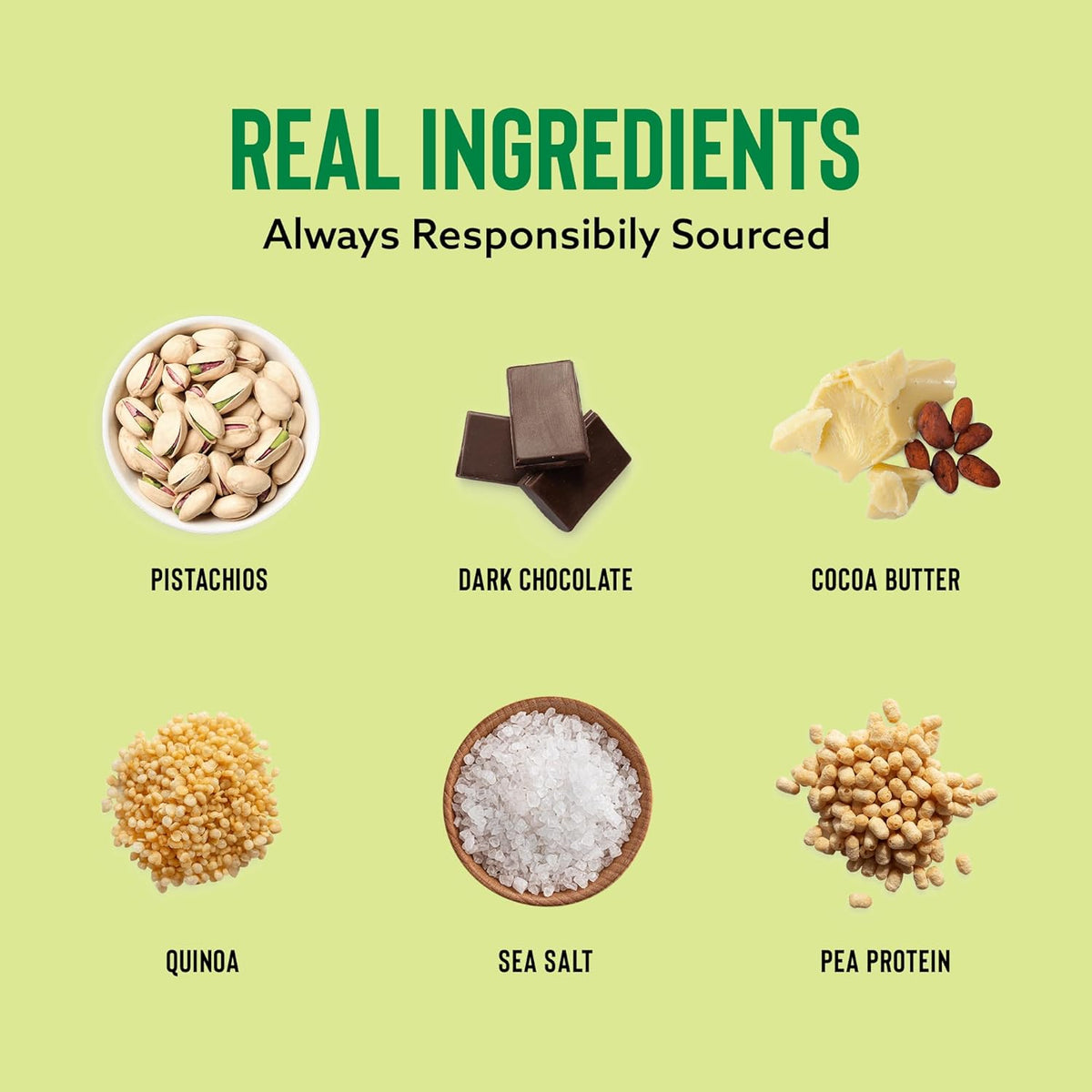 no artificial colors, flavors, or fillers—only recognizable whole food ingredients