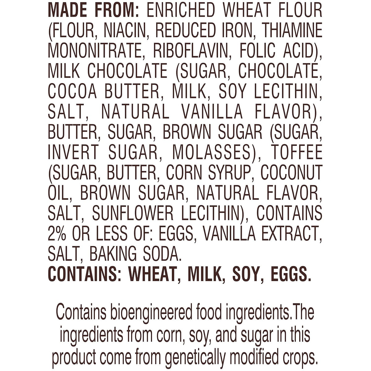 no artificial flavors or preservatives