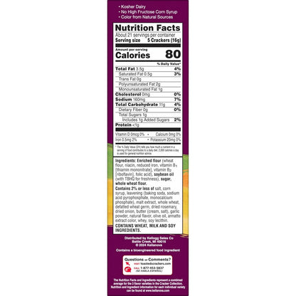 no high fructose corn syrup; colors sourced from natural ingredients