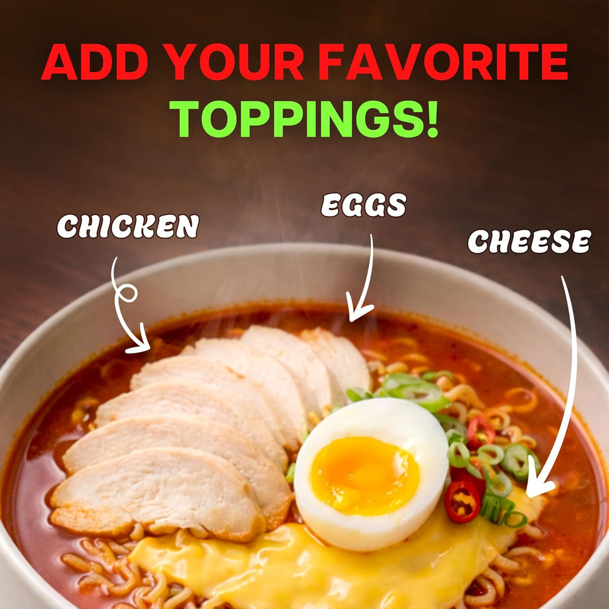 Nongshim Ramen Noodles, Single-Serve Minimalist Pantry Bowl, Clean Microwavable Korean Hot & Spicy Ramen
