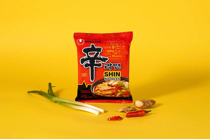 Nongshim Shin Ramyun Instant Noodles – Compact Backpacking Dinner for Outdoor Adventures