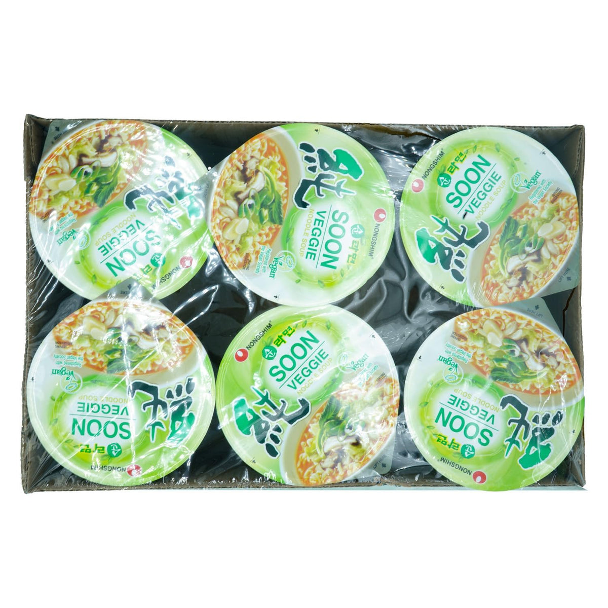 Nongshim Soon Vegan Cup Noodle – Single-Serve Office Pantry Staple for Busy Professionals, Ready in Minutes