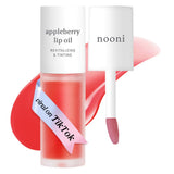 NOONI Appleplum Lip Oil – Streamlined Everyday Lip Care for Capsule Beauty Routines