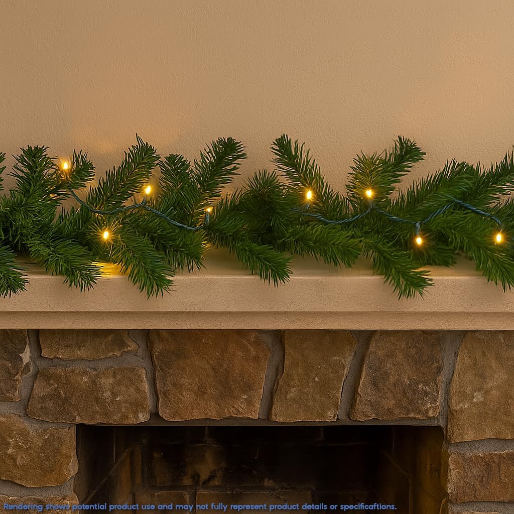 Novelty Lights 8.5ft Mini LED Crafting Lights – Warm White Ambiance String for Bedroom Decor and Cozy Living Room Corners