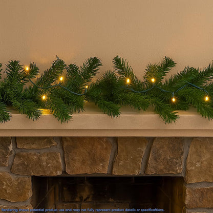 Novelty Lights 8.5ft Mini LED Crafting Lights – Warm White Ambiance String for Bedroom Decor and Cozy Living Room Corners