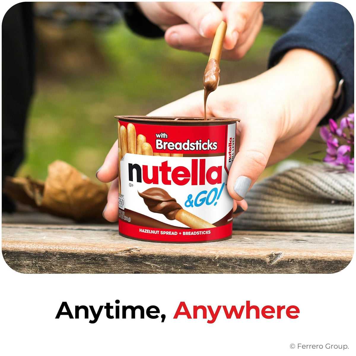 Nutella & GO! Nutella Dipping Cups – Sweet Stocking Stuffer and Holiday Gift Idea, 10 Individual 1.8 oz Packs