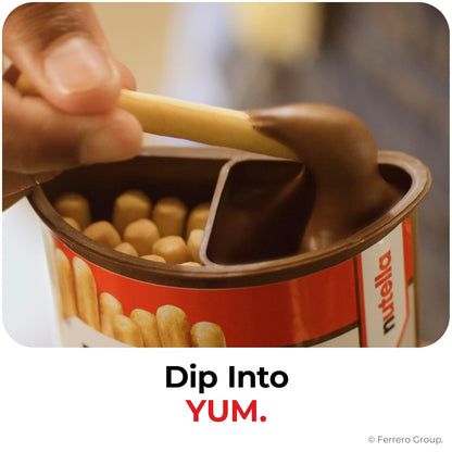 Nutella & GO! Nutella Dipping Cups – Sweet Stocking Stuffer and Holiday Gift Idea, 10 Individual 1.8 oz Packs