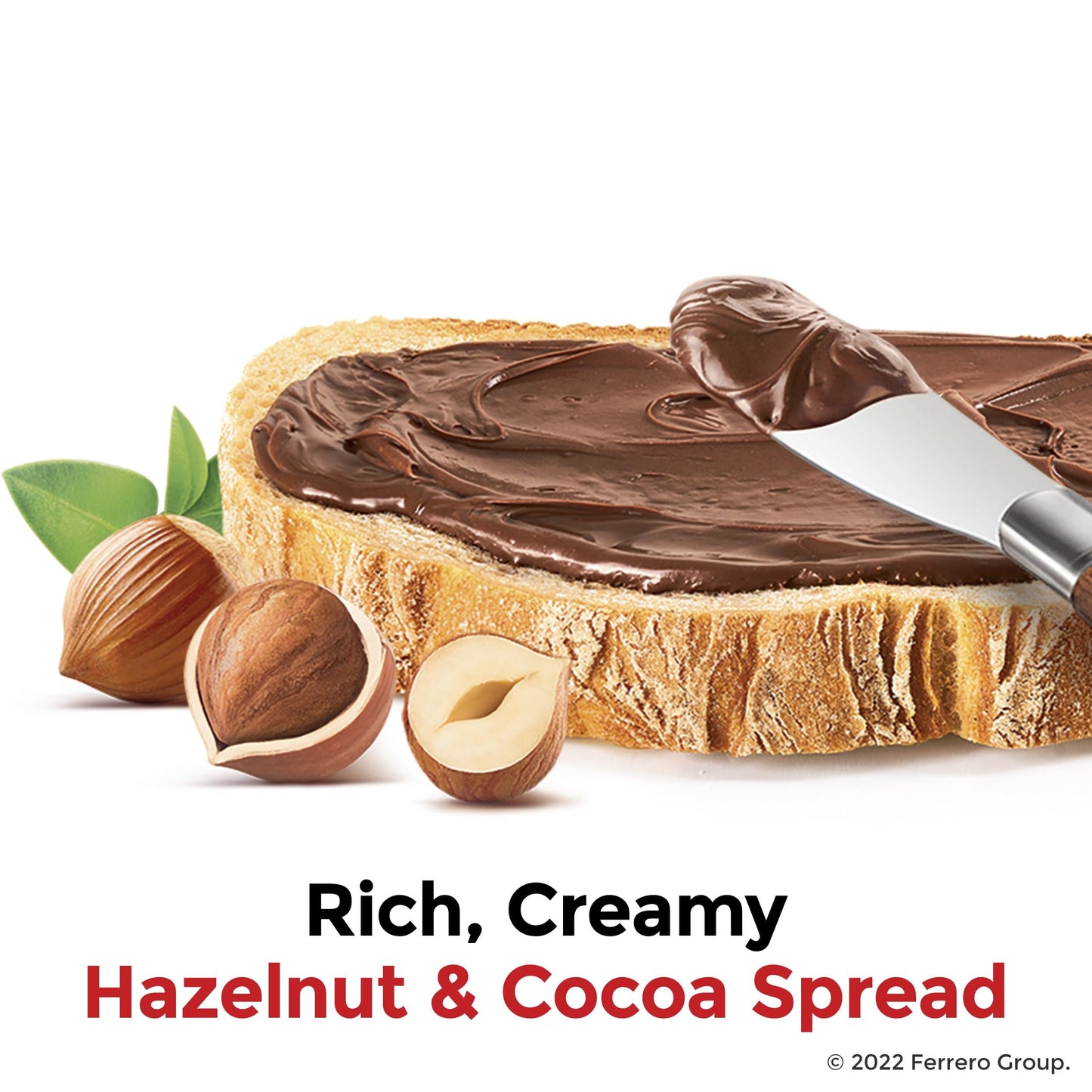 Nutella Hazelnut Cocoa Spread – Holiday Gift Basket Favorite for Friends and Coworkers, 13 oz Jar