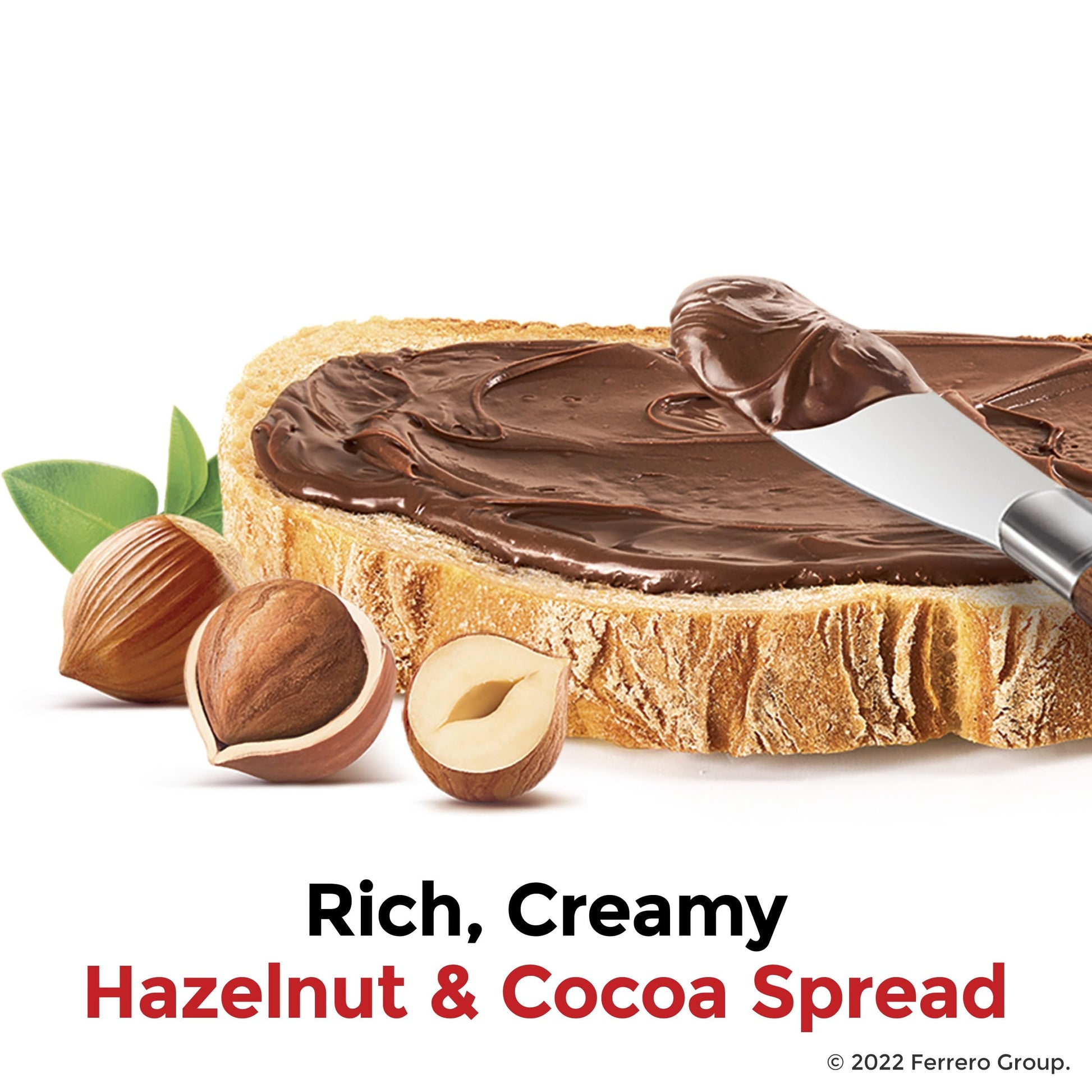 Nutella Hazelnut Cocoa Spread – Holiday Gift Basket Favorite for Friends and Coworkers, 13 oz Jar
