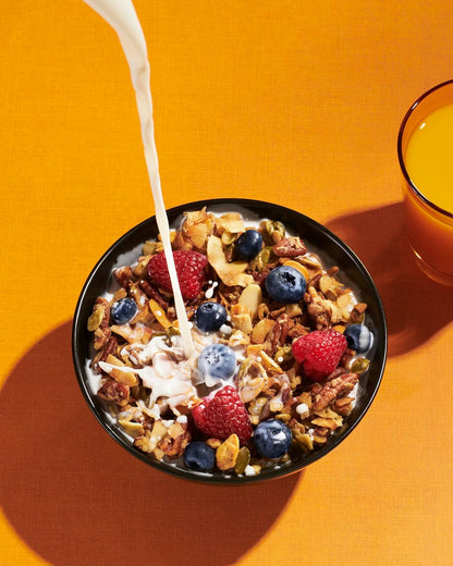 NuTrail Cinnamon Pecan Nut Granola – Quick Breakfast Cereal Between Back-to-Back Meetings