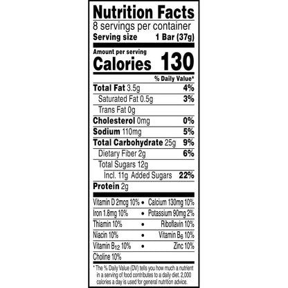 Nutri-Grain Whole Grain Bars – Hiking Pack Snack for Active Families, Individually Wrapped 32 Count
