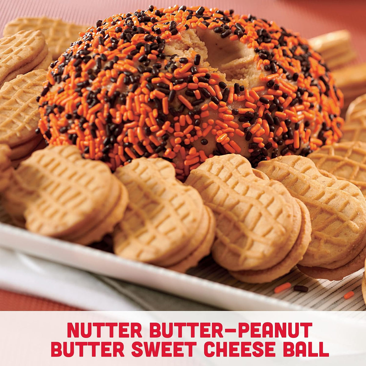 Nutter Butter Family Size Peanut Butter Sandwich Cookies, 16 oz – Mindful Portion-Controlled Snack for Break Time