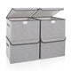 Light Gray - Medium - 4 Pack