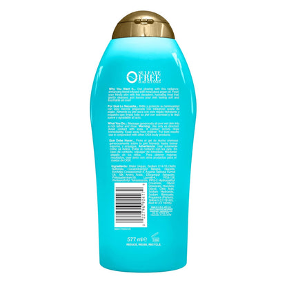 OGX Radiant Glow Argan Oil Body Wash – Citrus-Floral Scented Shower Gel for a Spa-Like Mood Boost, 19.5 fl oz
