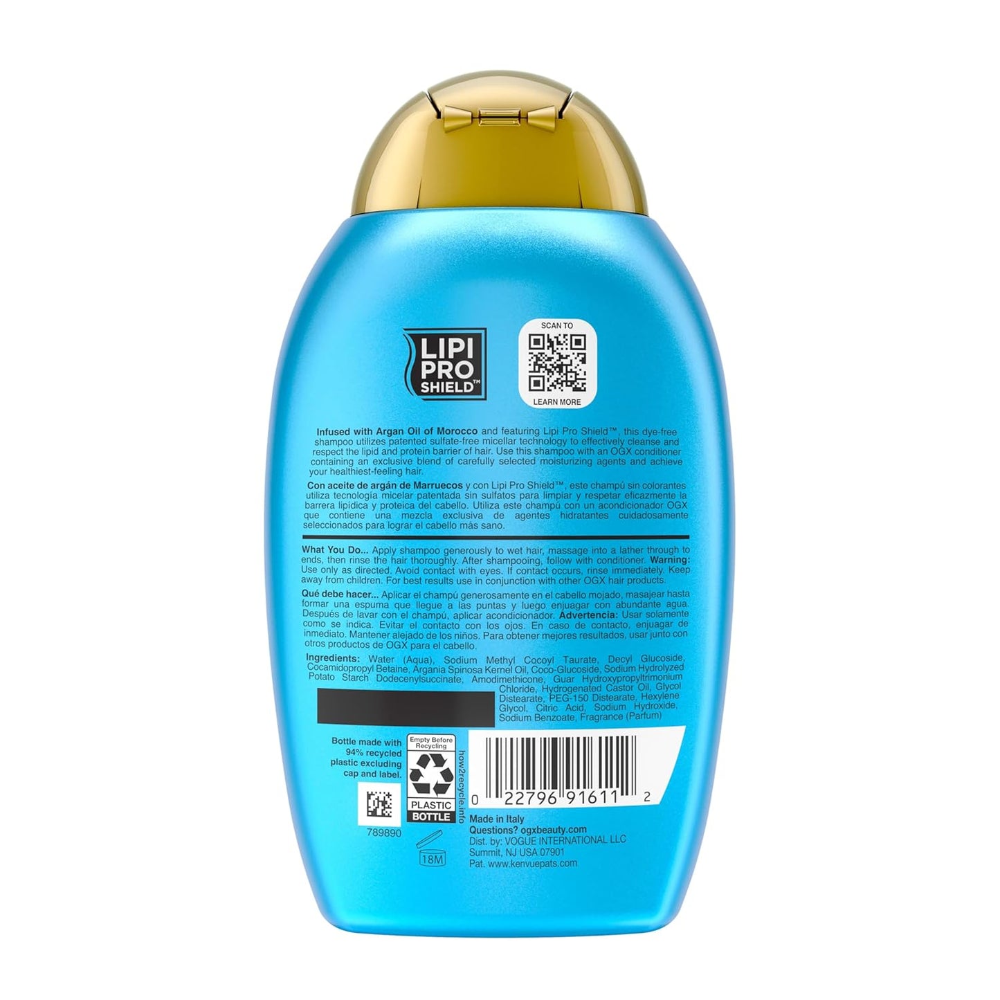 OGX Renewing Argan Oil of Morocco Shampoo – Thoughtful Birthday Gift Set for Women with Damaged Hair