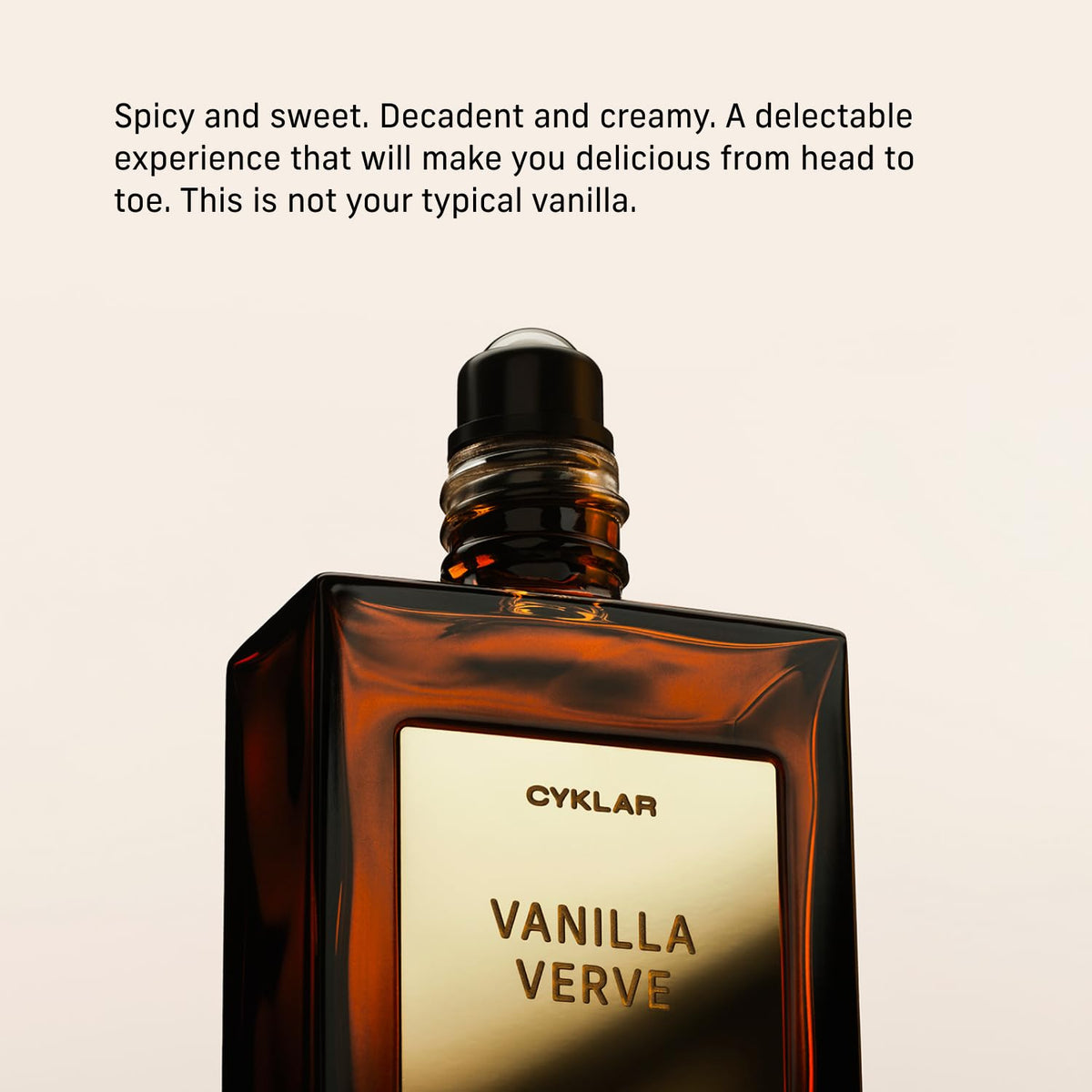 oil-based formula that blends with skin's natural oils and body warmth