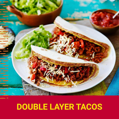 Old El Paso Taco Dinner Kit, Crunchy – All-in-One Taco Kit for Clutter-Free Pantry Storage