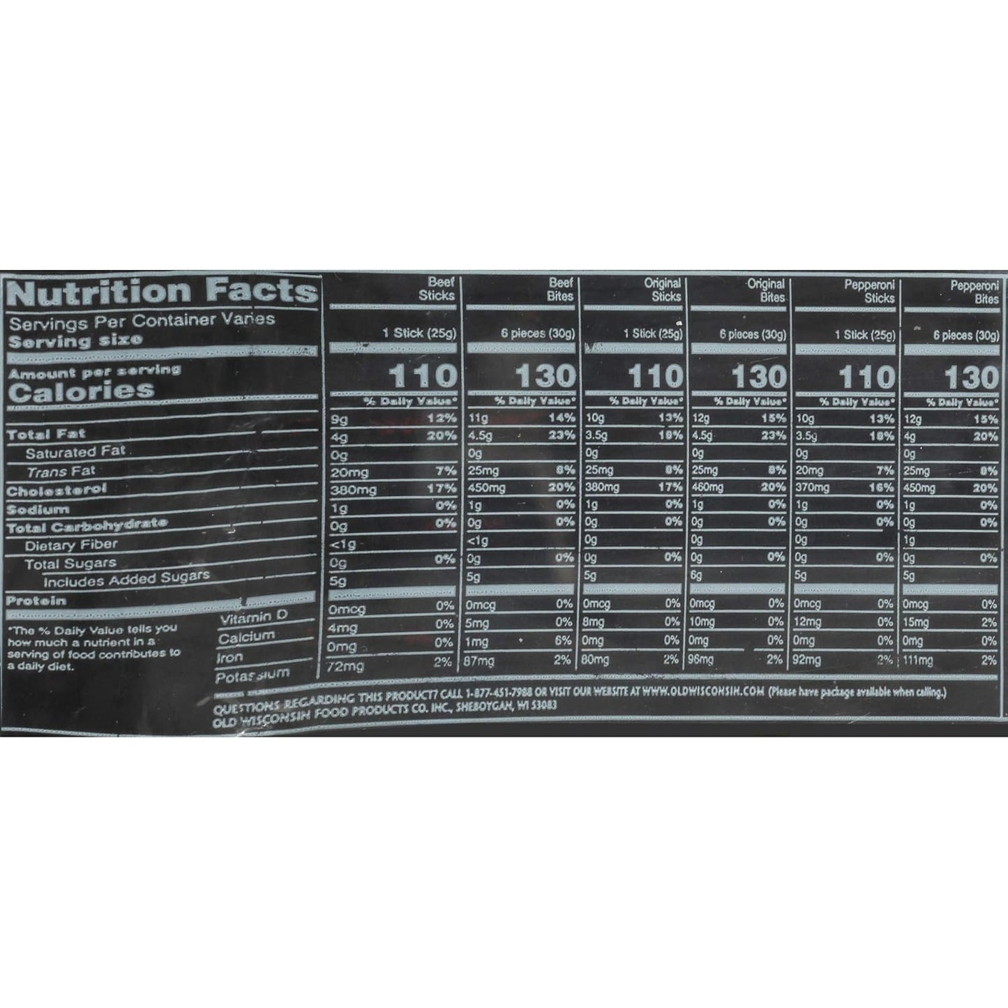 Old Wisconsin Beef Sausage Snack Sticks – Lunchbox Protein for School and After School Snacks