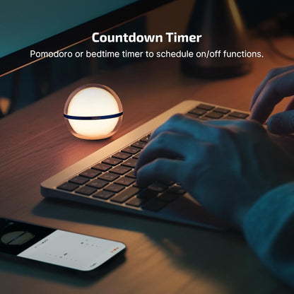 OLIGHT Sphere Smart Night Light – Portable Camping Lantern with IPX Waterproof Shell and 40-Hour Battery for Tent and Trail Use
