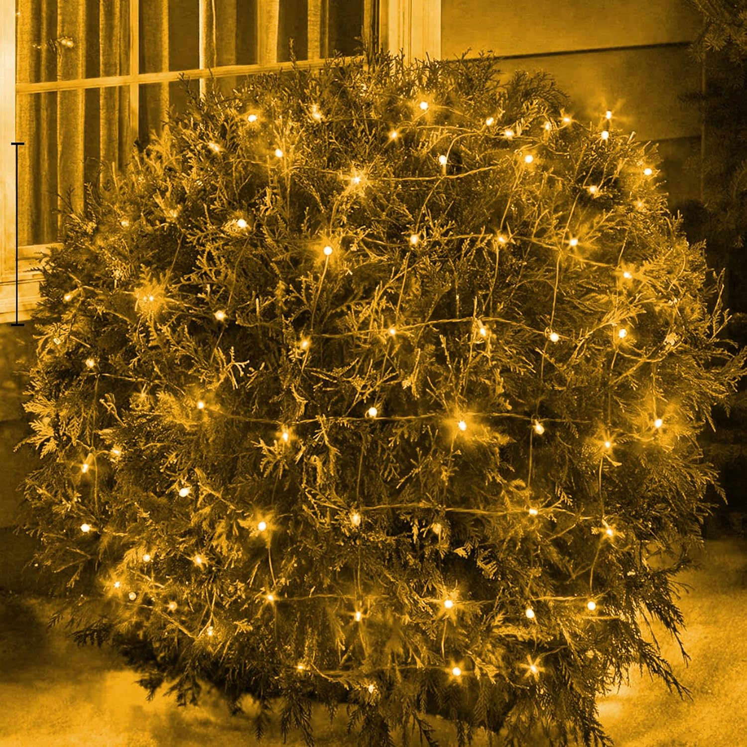 Ollny Christmas Net Lights – 360 LED 12ft x 5ft Outdoor Mesh Lights for Bushes, Hedges and Yard, 8 Mode Waterproof Plug in