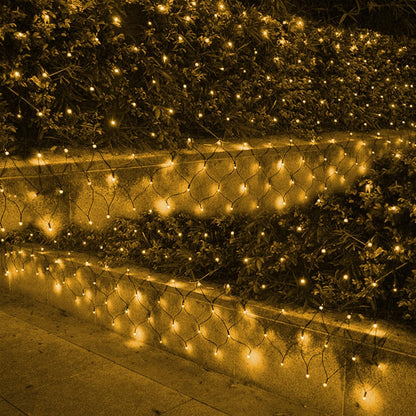 Ollny Christmas Net Lights – 360 LED 12ft x 5ft Outdoor Mesh Lights for Bushes, Hedges and Yard, 8 Mode Waterproof Plug in