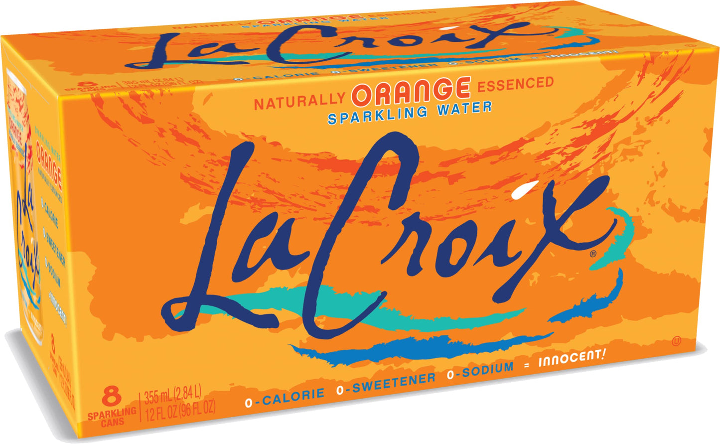 Orange - 12 Fl Oz (Pack of 8)