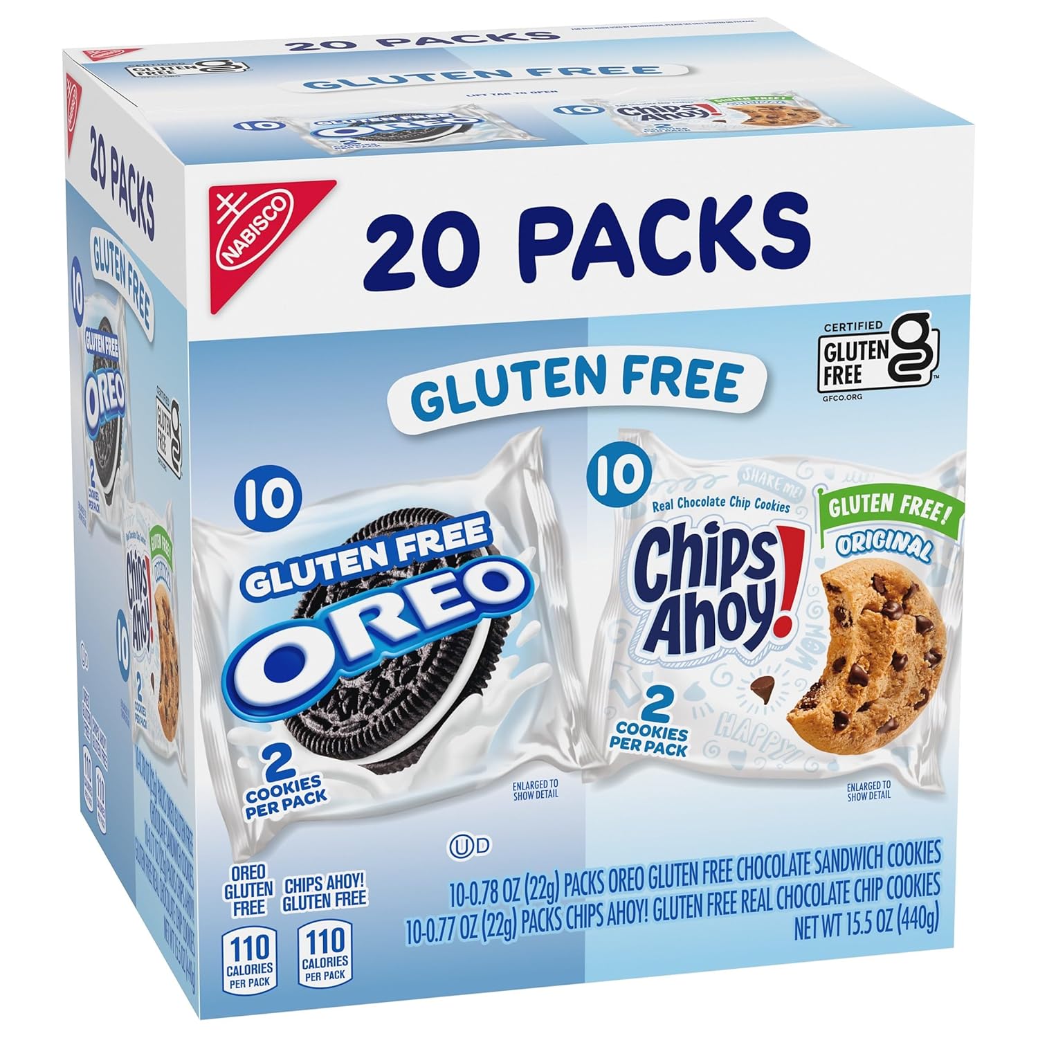 OREO & CHIPS AHOY! Gluten Free Cookies Variety Pack – Thoughtful Hostess Gift for Friends on a Gluten-Free Diet