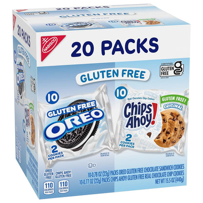 OREO & CHIPS AHOY! Gluten Free Cookies Variety Pack – Thoughtful Hostess Gift for Friends on a Gluten-Free Diet