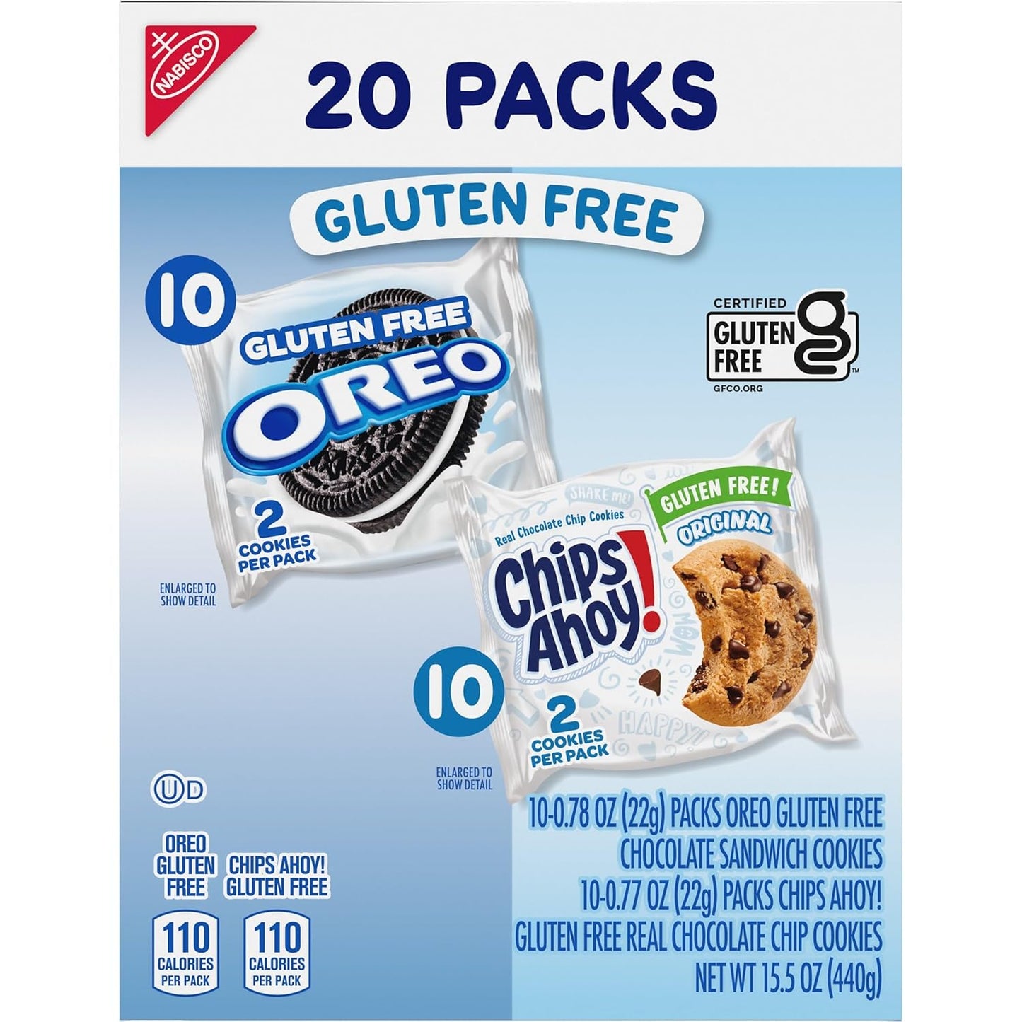 OREO & CHIPS AHOY! Gluten Free Cookies Variety Pack – Thoughtful Hostess Gift for Friends on a Gluten-Free Diet