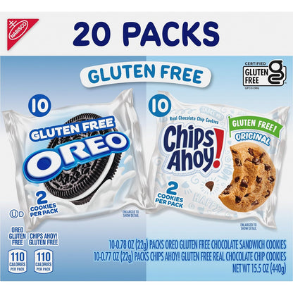 OREO & CHIPS AHOY! Gluten Free Cookies Variety Pack – Thoughtful Hostess Gift for Friends on a Gluten-Free Diet