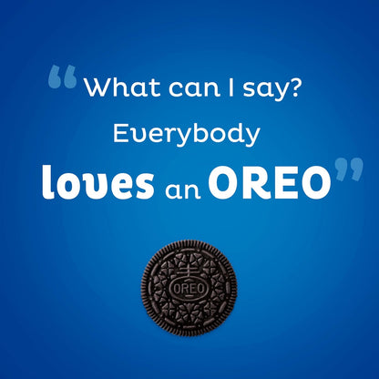 OREO Chocolate Sandwich Cookies, Family Size 3-Pack – Road Trip Travel Snack, Resealable Pouches