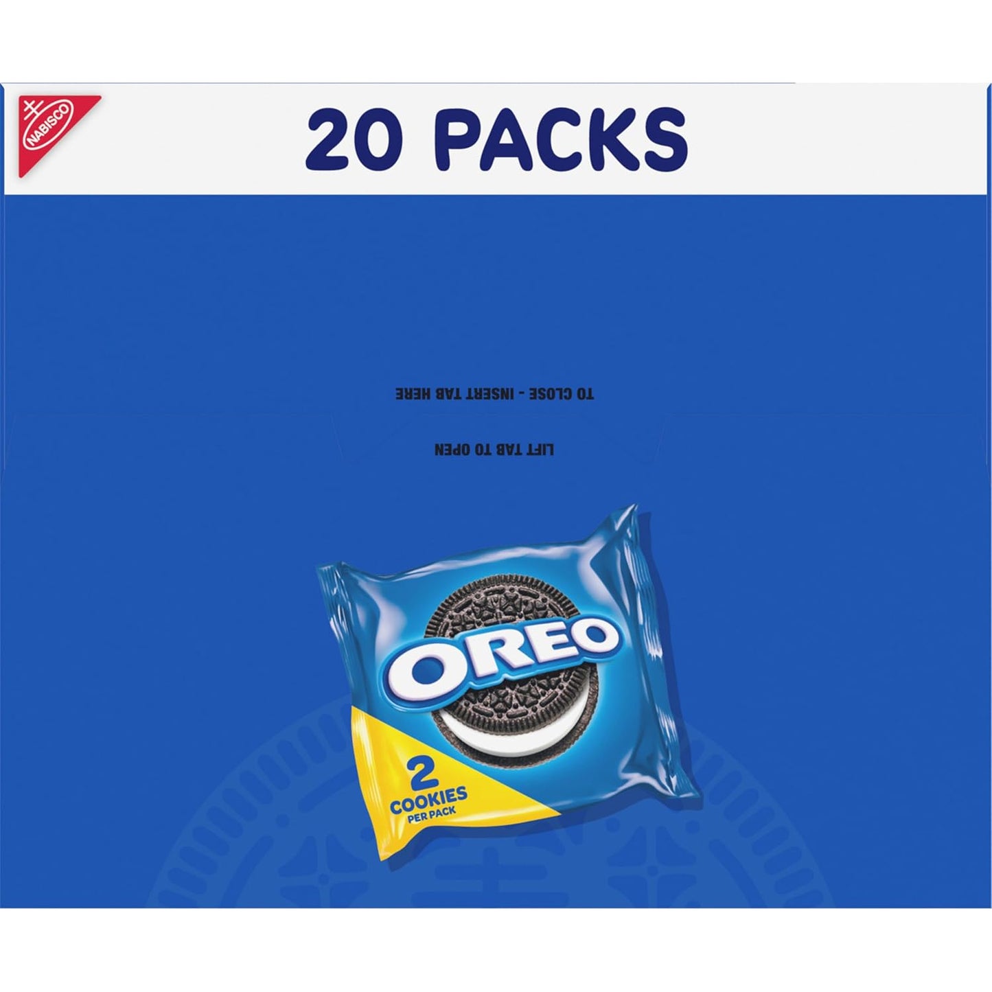 OREO Chocolate Sandwich Cookies Snack Packs – Halloween Party Favors & Trick-or-Treat Goody Bags, 20 Individually Wrapped Packs